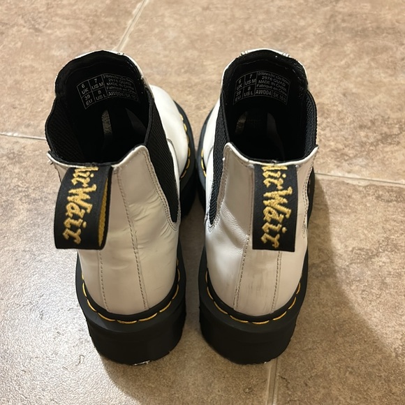 Doc Martens- White Chelsea slip-on- great condition only worn a few times. - Picture 3 of 6